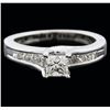 Image 1 : 14KT White Gold 0.75ctw Diamond Ring