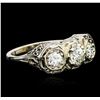 Image 2 : 14KT White Gold 1.25ctw Diamond Ring