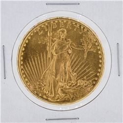 1909-S $20 AU St. Gaudens Double Eagle Coin