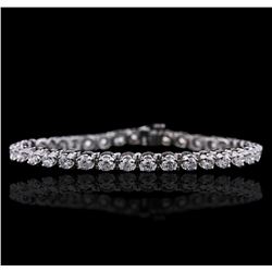 14KT White Gold 5.33ctw Diamond Bracelet