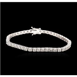 14KT White Gold 6.05ctw Diamond Tennis Bracelet