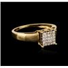 Image 2 : 14KT Yellow Gold 0.38ctw Diamond Ring
