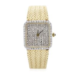 14KT Yellow Gold 1.75ctw Diamond Ladies Watch