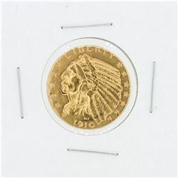 1910 $5 XF Indian Head Half Eagle Gold Coin