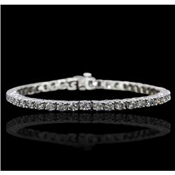 14KT White Gold 5.28ctw Diamond Bracelet