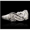 Image 2 : 14KT White Gold 0.55ctw Diamond Ring