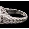 Image 3 : Sterling Silver Pearl and Cubic Zirconia Judith Ripka Ring