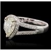 Image 2 : 14KT White Gold 1.33ctw Diamond Ring