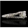 Image 2 : 14KT White Gold 1.48ctw Diamond Ring