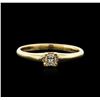 Image 1 : 14KT Yellow Gold 0.20ct Diamond Solitaire Ring