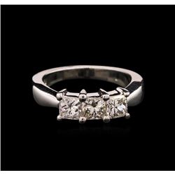 0.93ctw Diamond Ring - 14KT White Gold