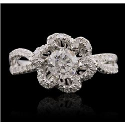 14KT White Gold 1.16ctw Diamond Ring
