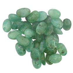 17.18ctw Oval Mixed Emerald Parcel