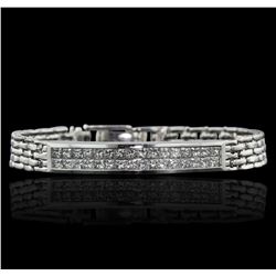 18KT White Gold 2.50ctw Diamond Bracelet