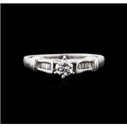 0.63ctw Diamond Ring - Platinum