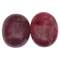 27.01ctw Cabochon Ruby Parcel