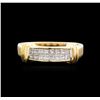 Image 1 : 14KT Yellow Gold 0.30ctw Diamond Ring