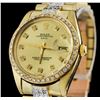 Image 2 : Rolex 14KT Yellow Gold 4.00ctw Diamond Date Men's Watch
