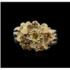 Image 1 : 14KT Yellow Gold 2.00ctw Yellow Topaz Ring