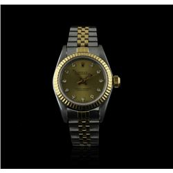 Rolex Two-Tone Oyster Perpetual Ladies Watch