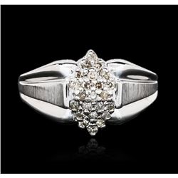 10KT White Gold 0.25ctw Diamond Ring