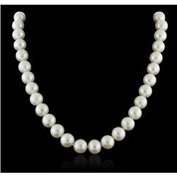 14KT White Gold Pearl Necklace