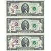 Image 1 : 1976 $2 1st Day Currency Lot of 3