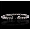 Image 3 : 14KT White Gold 6.85ctw Diamond Bracelet