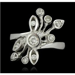 14KT White Gold 0.50ctw Diamond Ring