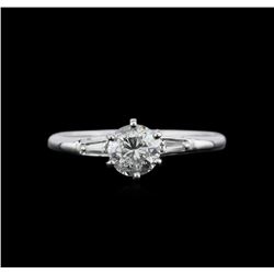 0.71ctw Diamond Ring - 14KT White Gold