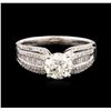 Image 1 : 14KT White Gold 1.70ctw Diamond Ring