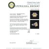Image 4 : 18KT White Gold GIA Certified 3.74ct Yellow Sapphire and Diamond Ring