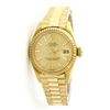 Image 1 : Rolex President 18KT Gold DateJust Ladies Watch