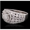 Image 2 : 18KT White Gold 2.23ctw Diamond Ring