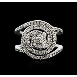 14KT White Gold 0.75ctw Diamond Ring