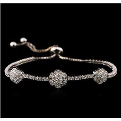 14KT White Gold 2.02ctw Diamond Bracelet