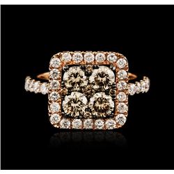 14KT Two-Tone Gold 1.93ctw Diamond Ring