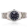 Image 4 : Rolex 18KT White Gold 1.32ctw Diamond DayDate Men's Watch