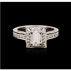 14KT White Gold 1.07ctw Diamond Ring