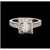 Image 1 : 14KT White Gold 1.07ctw Diamond Ring