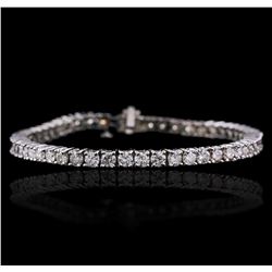 14KT White Gold 7.33ctw Diamond Bracelet