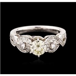 18KT White Gold 1.43ctw Diamond Ring