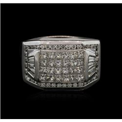 3.17ctw Diamond Ring - 14KT White Gold