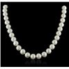 Image 1 : 14KT White Gold Pearl Necklace
