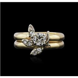 14KT Yellow Gold 0.60ctw Diamond Ring