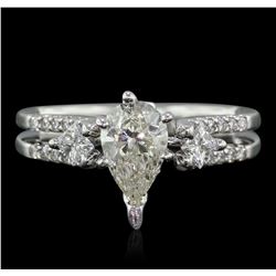 18KT White Gold 1.41ctw Diamond Ring