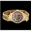 Image 1 : Rolex 18KT Yellow Gold Diamond DateJust Ladies Watch