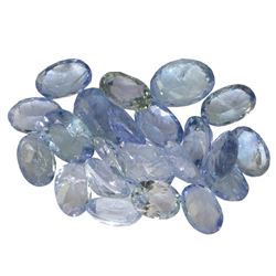 11.08ctw Oval Mixed Tanzanite Parcel