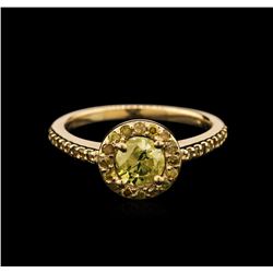 1.03ctw Yellow Diamond Ring - 14KT Yellow Gold