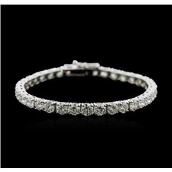 18KT White Gold 14.97ctw Diamond Tennis Bracelet